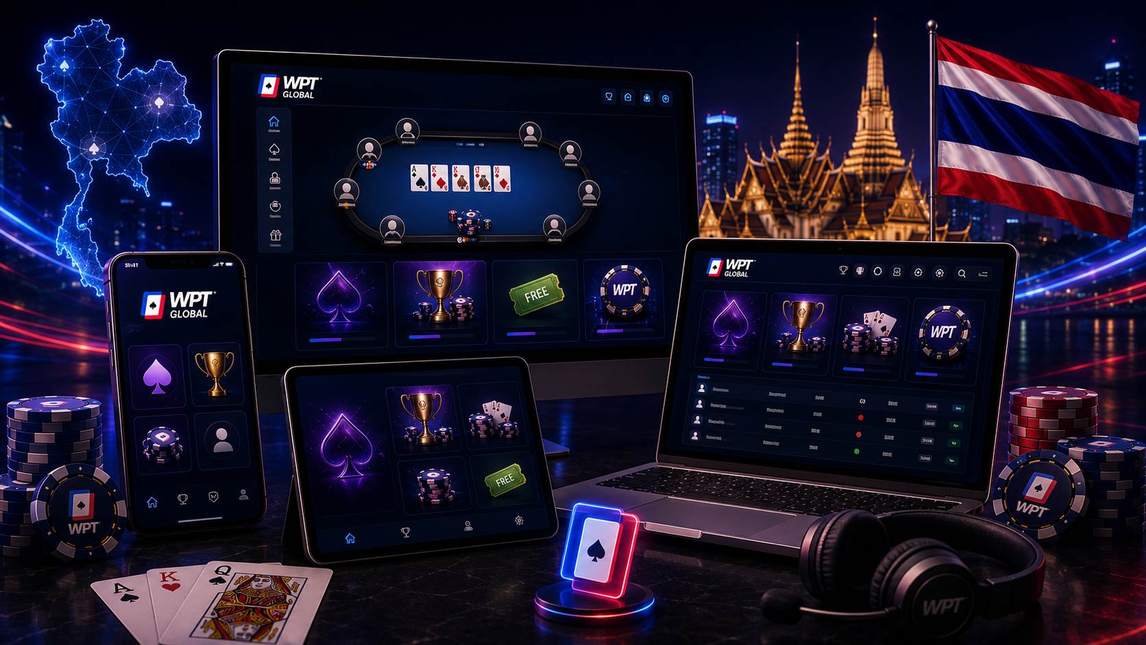WPT Global download app for Thailand players